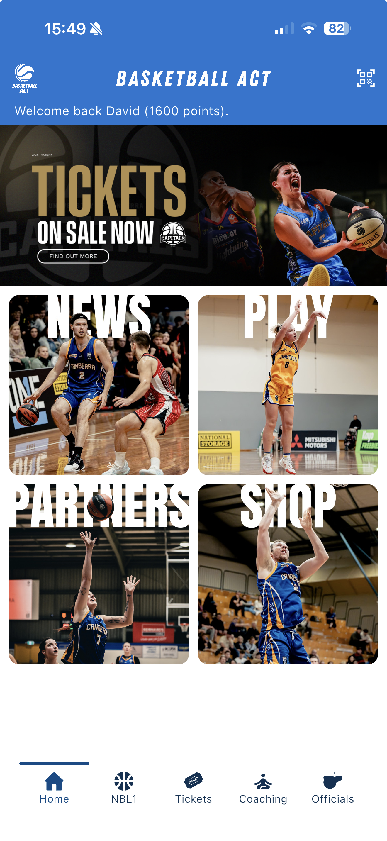 Basketball ACT app