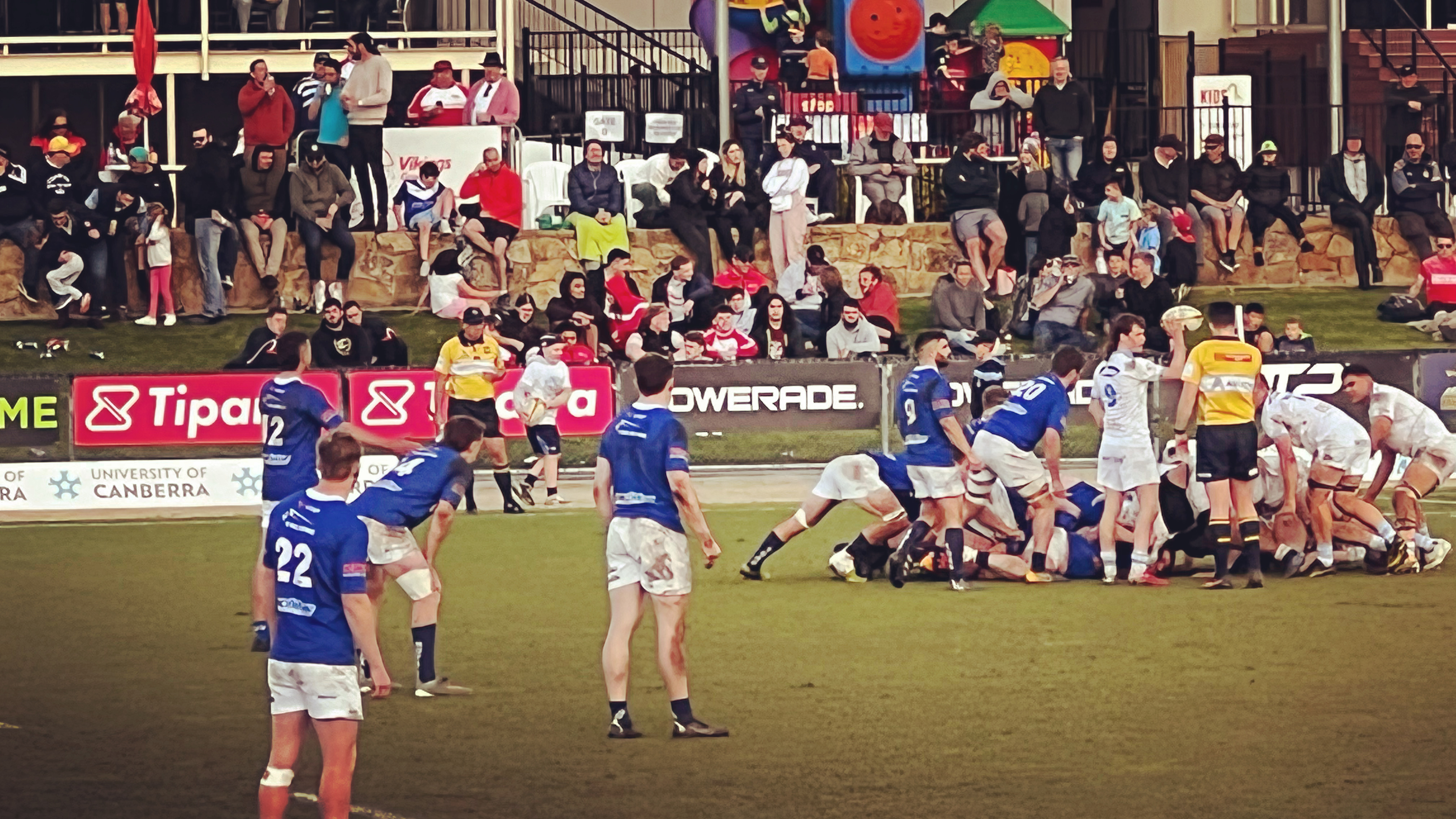 Community rugby supporters — the audience the briefing is built for