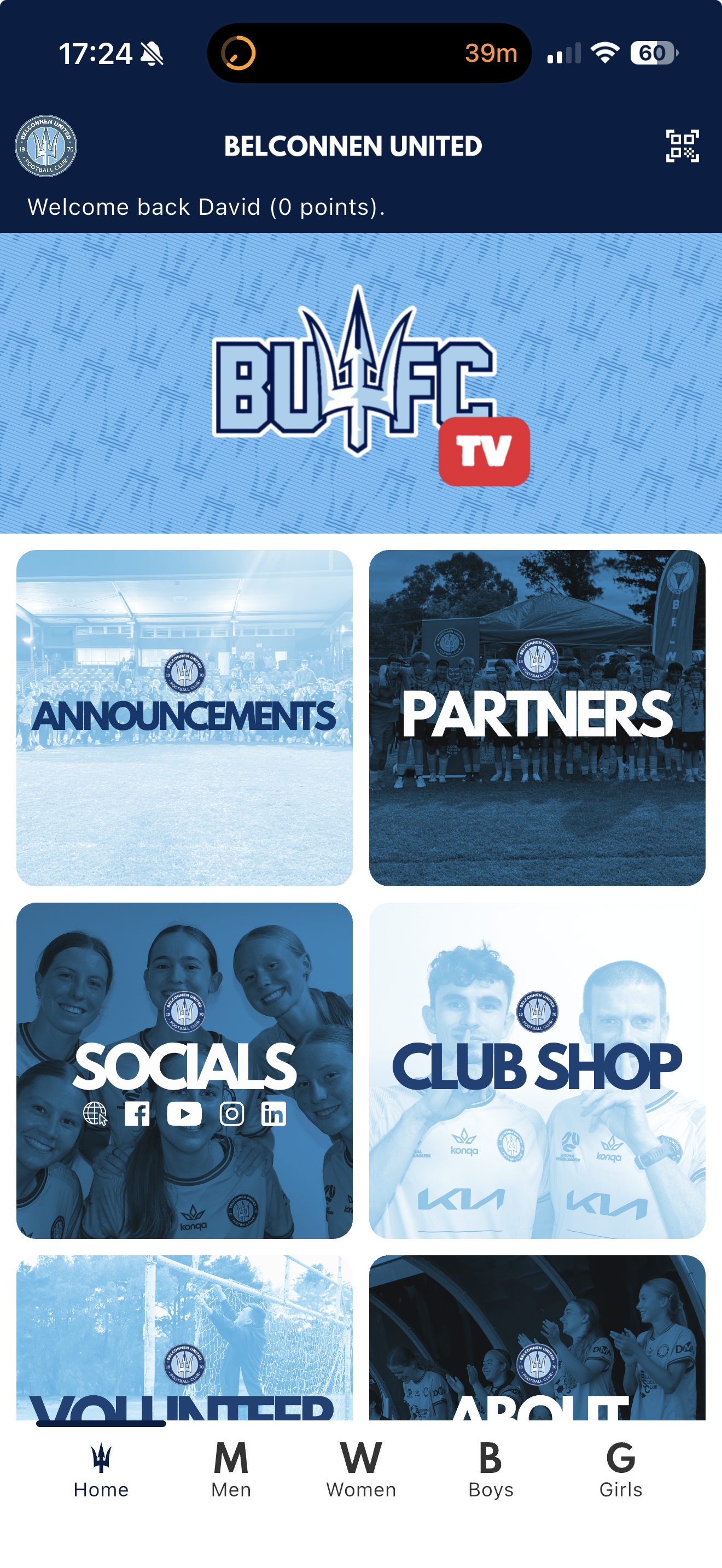 Belconnen United FC app